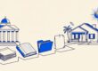 A Florida rental home with legal papers, calendar pages, and a courthouse silhouette.